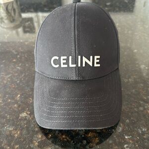 Celine baseball cap in cotton black size medium